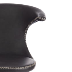 Стул барный FLAIR BAR (mod. 9018) экокожа/металл, 60 х 56 х 106 см , серый 22/черный