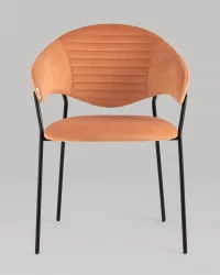 Стул Алексис велюр Оранжевый