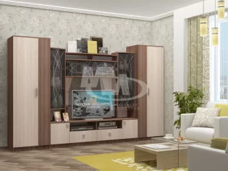 Стенка Женева 01 Шимо темный-светлый