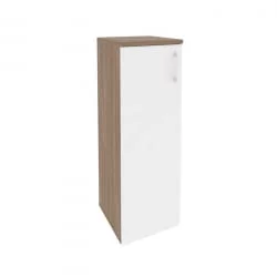 Шкаф средний узкий левый ONIX O.SU-2.3(L) Дуб Аризона/Белый