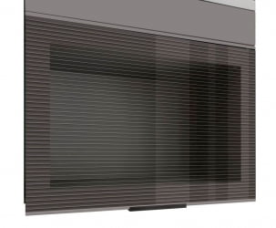 Шкаф-витрина Грейс 105.15 правый Оникс Кубанит