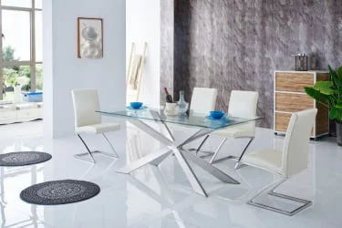 Стол T088 (160) Серебро