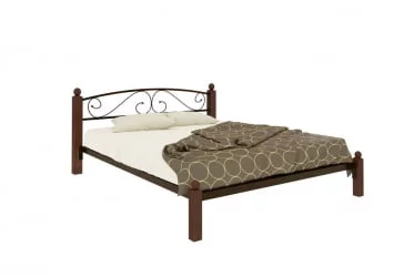 Кровать Вероника Lux 1400х1900 Коричневая