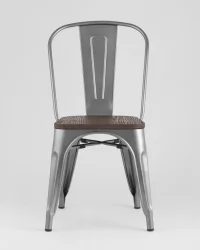 Стул Tolix Wood 850 Серебристый