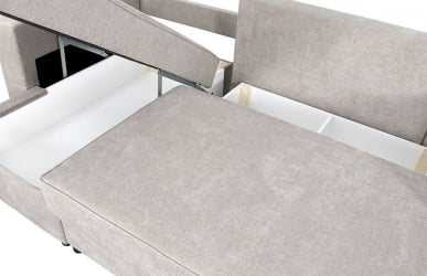 Диван угловой Бостон Стандарт Бежевый