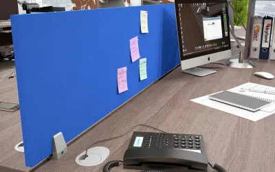 Экран разделительный (с тканью) XFP 123 (Синий)