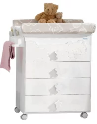 Комод в детскую Micuna Dolce Luce пеленальный B-1673 white