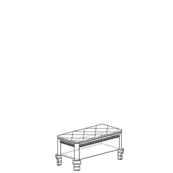 Банкетка Марлен 506 Кремовый белый Патина