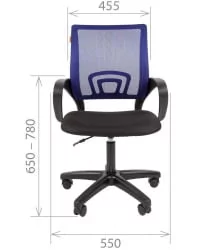 Компьютерное кресло CХАИРМАН 696 ЛТ (ЛТ) Красный / CHAIRMAN (LT)