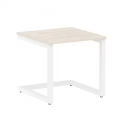 Журнальный стол HOME OFFICE VR.SP-2-58.G Денвер Светлый/Белый металл