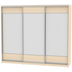 Шкаф-купе B-230х270х60-3(ДМ-D8D8D8)