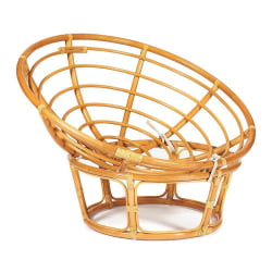 Кресло PAPASAN 23/01 W /с подушкой/ диаметр подушки 129 см, 115х101х104 см, Honey (мед), ткань Старт