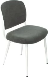 Стул для кухни Бюрократ КФ-8В вхите Серый / KF-8W white