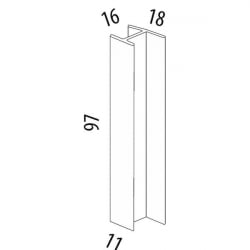 Столешница СЦП1 черный