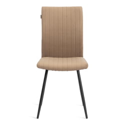 Стул обеденный Monte Carlo разборный, ткань велюр, 45х55х97, бежевый/черный, (Porsche 5)