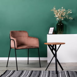 Стол журнальный Flora R Вишня Локарно