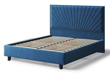Кровать Леона, 2000x1600мм, синий