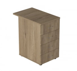 Тумба приставная с замком Р.Т-4.2 ЗЦ Крафт золотой