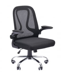 Офисное кресло CHAIRMAN CH650, ткань/сетка, черный