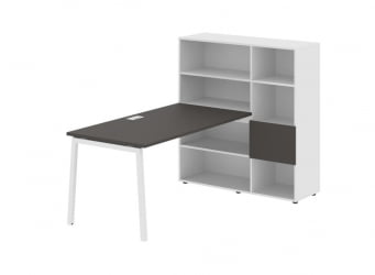 Рабочая станция ЕДИС ЕЛРСТ 1215 Мокко Белый Белый / EDIS ELRST