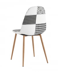 Стул Валенсия SN Пэчворк черно-белый