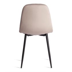 Стул BREEZE (mod. 4724) Велюр/металл , 44 х 53 х 87 см, Coffee (кофейный) HLR9 / черный