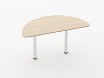 Приставка-полукруг для двух столов Глассй 2.18 Венге / Glassy