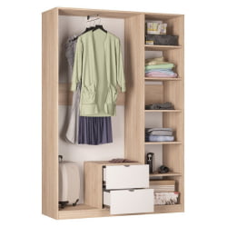 Шкаф распашный R-198х135х45-2-TR-M(Венге)