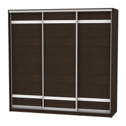 Шкаф-купе B-230х235х60-3(Венге-D9D9D9)