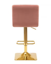 Стул барный DOBRIN GOLDIE (пудрово-розовый велюр (MJ9-32)) 2 шт