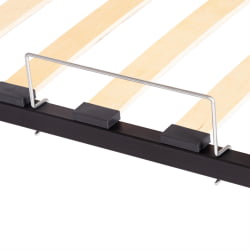 Кровать двуспальная из металла Marco металл, 160*200 см, черный