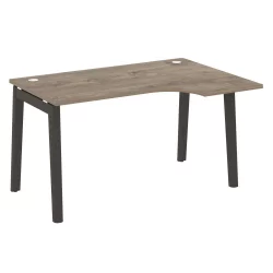 Стол эргономичный левый ONIX WOOD OW.SA-2(R) Тиквуд Темный/Темный