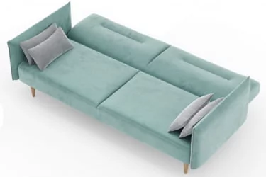 Диван дсп (лдсп) Протей ЛД 309.010.000 Зеленый Светло-серый