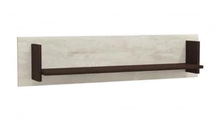 Полка навесная Лючия 33.16 Бетон пайн белый Венге