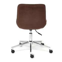 Компьютерное кресло STYLE флок , коричневый, 6