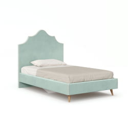 Мягкая кровать Элиза ЛД 600.540.000 Зеленый Бежевый