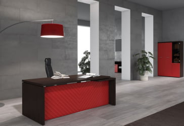 Стол руководителя Torr LUX TLST 209H Венге Магия Красный