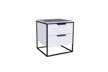 Тумба прикроватная Норд ЛД.677.020.000 Белый/Статуарио