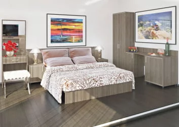 Тумба прикроватная открытая LIGHT С-ТП-1 Вяз Благородный