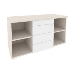 Тумба сервисная с ящиками TIP-ON ONIX O.TS-11 TIP Денвер Светлый/Белый