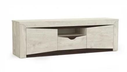 Тумба под ТВ Лючия 33.17 Бетон пайн белый Венге