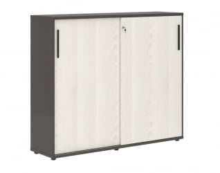 Шкаф с дверьми-купе EDIS EMC 1643 Ясень Траун Черный Мокко