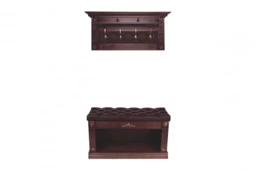 Обувница Сильвия эко-кожа Коричневый Темно-коричневый