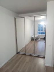 Шкаф-купе с зеркалом Акцент-Сим З 1800х600 Ясень шимо светлый