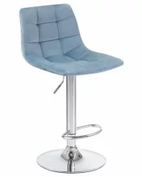 Стул барный DOBRIN TAILOR Пудрово-голубой велюр MJ9-74