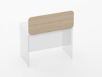 Экран разделительный прямой Glassy 5.14.10 Венге