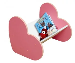 Полка навесная №8 Белый/Ярко-розовый