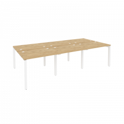 Рабочая станция на П-образном м/к ONIX O.MP-D.RS-6.1.7 Тиквуд Светлый/Белый