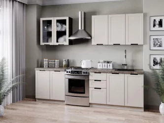 Тумба кухонная 600 с 2 ящиками ЛЮКС (4) Джамис ЛД 296.900.000.163 Черный Кашмир