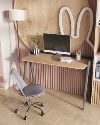 Стул офисный BLOK SN пластиковый серый